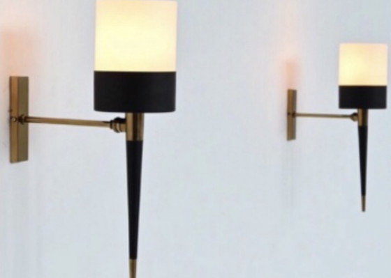 Image 1 of 2x Italian Design Vintage Wall Lights