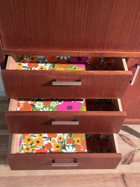 Image 1 of Vintage secretaire in teak, midboard sixties