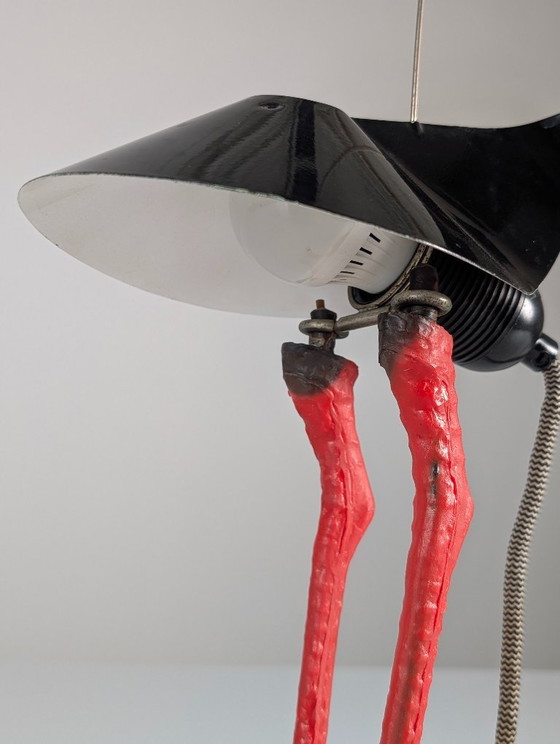Ingo Maurer Bibibibi Table Lamp, Signed, 1980s – Lighting, Metal, Plastic (photo 12 of 13)