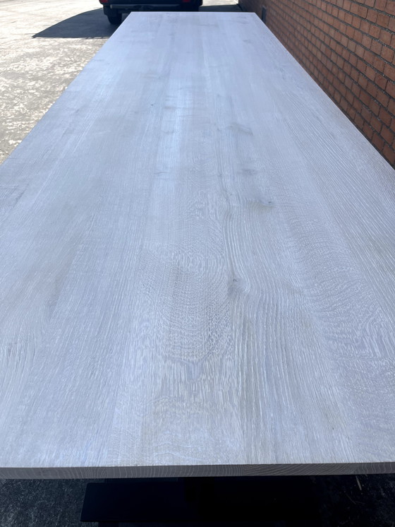 Image 1 of Tavolo da pranzo in rovere massello – 400 x 110 cm