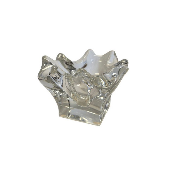 Image 1 of Vintage French crystal ashtray by Bayel, 1960s
