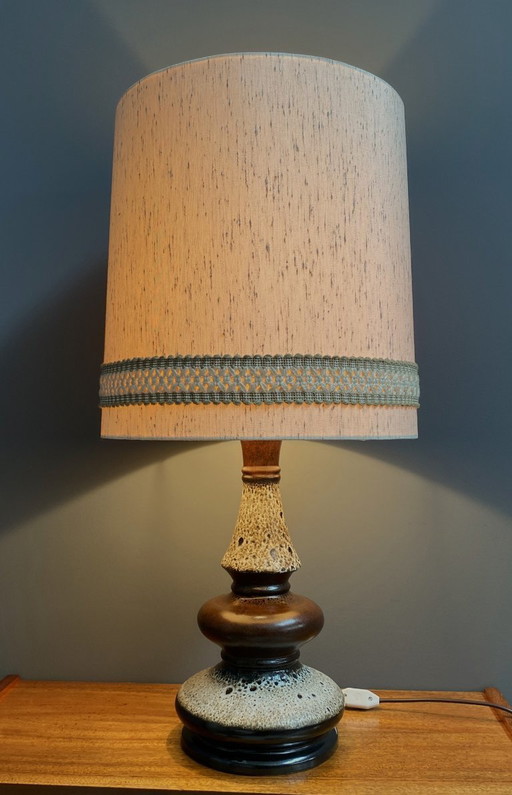 Ceramic Table Lamp by Hustadt Leuchten 1970s