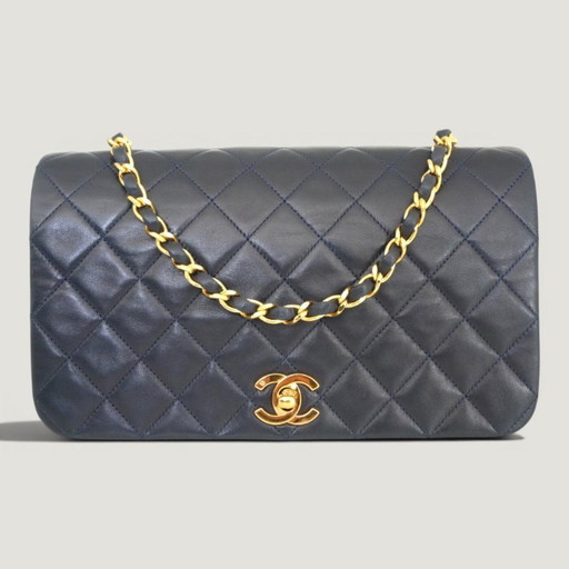 CHANEL FULL FLAP | NAVY BLUE