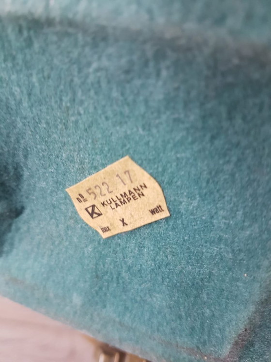 Image 1 of Lampe de table Kullmann Vintage Brass Textile - Etat d'origine