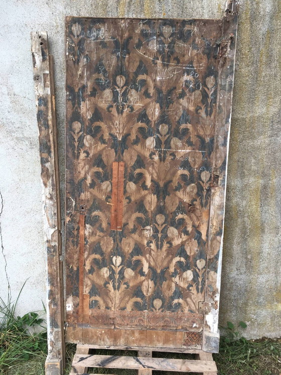 Puerta de dependencia de granja de pino – Objetos decorativos, Madera, Vintage (photo 6 of 9)