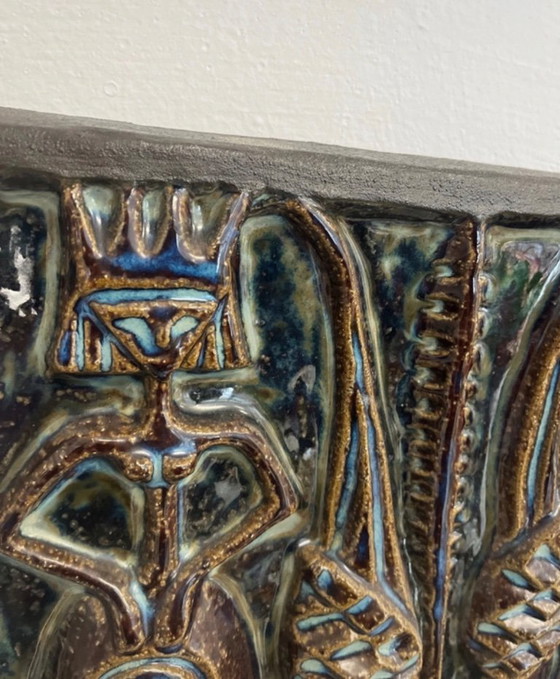 Image 1 of Placa de pared de cerámica de Søholm, Dinamarca