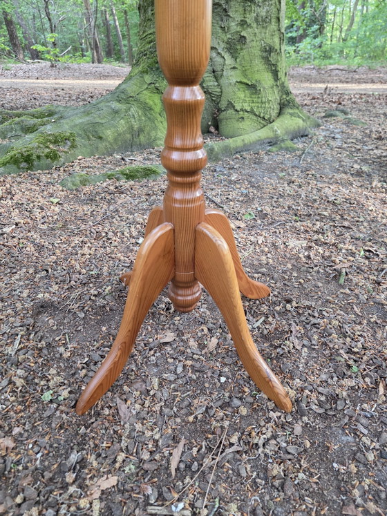 Image 1 of Vintage houten zuil voor plant of decoratie