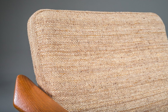 Image 1 of Deense moderne zitset in teakhout van Arne Vodder voor France & Søn, jaren 60, set van 3