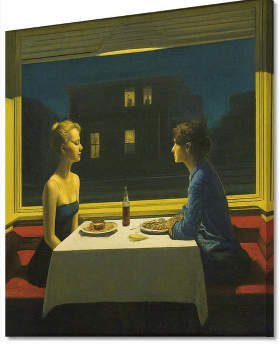 Image 1 of Edward Hopper-----Dîner pour deux