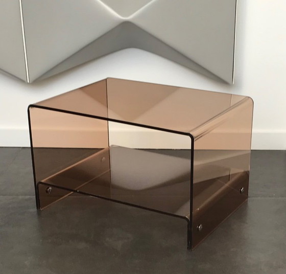 Image 1 of Tavolino Altuglas (lucite) di Michel Dumas, Francia, anni '70