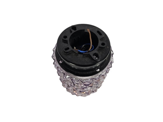 Image 1 of Corodex - Made in Holland - plafonniere - kristal look - glas - bakeliet - 60's