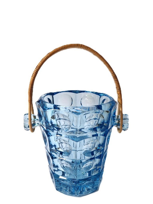 Rosice - Ice bucket by Rudolf Jurnikl Sklo Union 60s