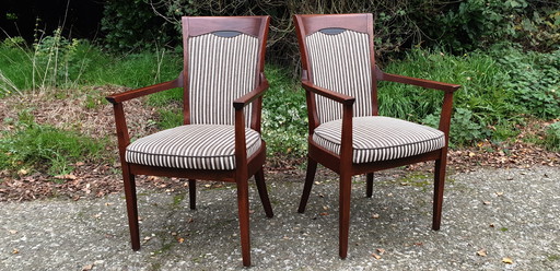 2x Fauteuils de salle à manger Art Nouveau Bannink