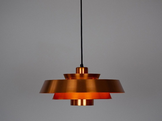 Image 1 of Coppia di 2 lampade vintage danesi Nova di Jo Hammerborg, Fog og Morup, 1963