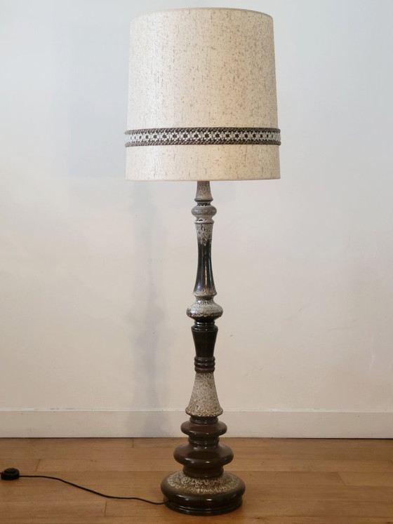 XL keramieken vloerlamp, West Germany, 1960 – Vloerlampen, Ceramic (photo 7 of 9)