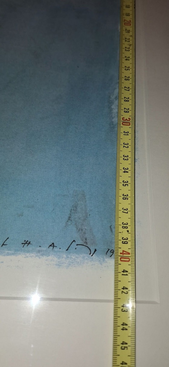 Litografia Hermann -Alfred Sigg (1924-2023)Von Dem Start (121/400 – Hermann Alfred Sigg, Arte, Vetro, Carta (photo 12 of 12)