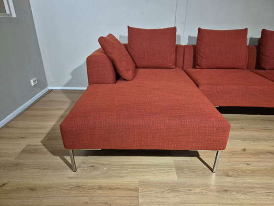 Image 1 of Flexlux Loano - Divano angolare a U - Rosso - Tessuto - Design