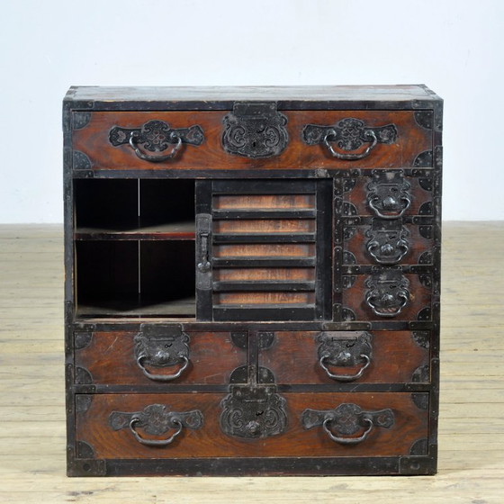 Image 1 of Japanische Tansu-Kommode, um 1890