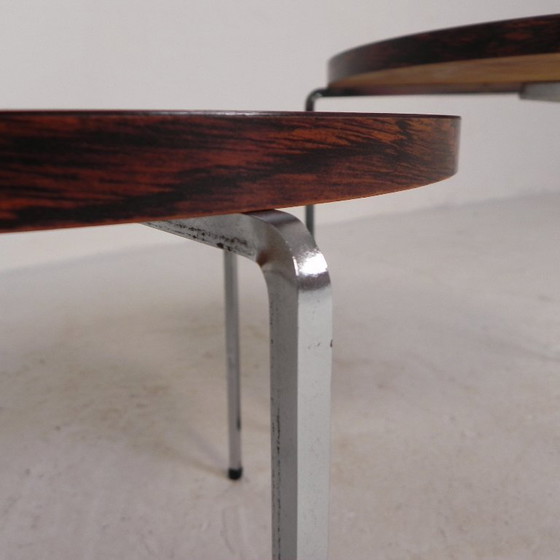 Image 1 of Set of 3 side tables, nesting tables Vaza Roden, 1960s