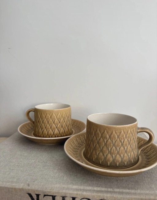 Kronjyden Denmark - Jens Quistgard - cups and saucers 