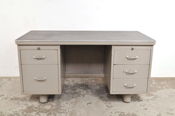 Image 1 of Scrivania vintage in acciaio Ahrend
