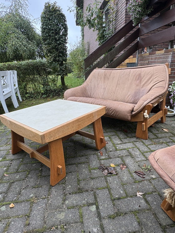 Divano Poltrona Pouf e Tavolino Anni '70 Maison Regain Mid Century – Divani 2 posti, Wood (photo 3 of 6)
