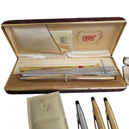 Collezione di penne Cross 12 e 14kt, anni '70/'80