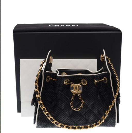 Borsa CHANEL in visiere nero - 103277