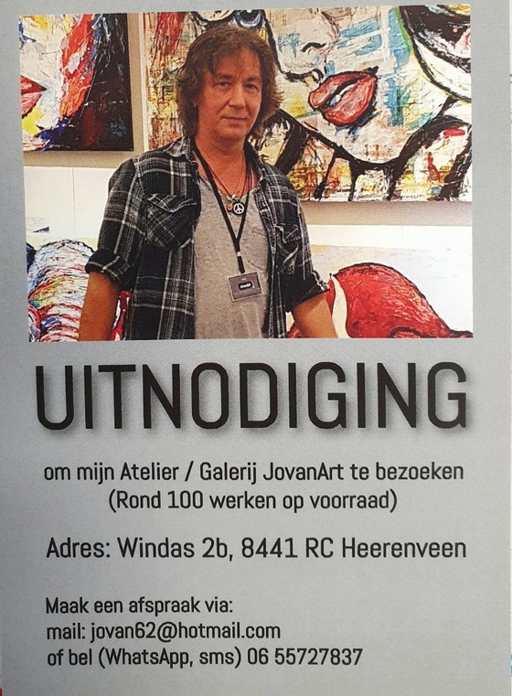 Image 1 of Jovan SRIJEMAC – Wandering Thoughts XXL – Künstler-Leinwand