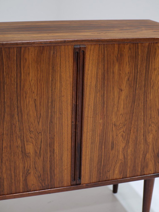 Image 1 of Kai Kristiansen tambour sideboard LP cabinet rosewood 1960