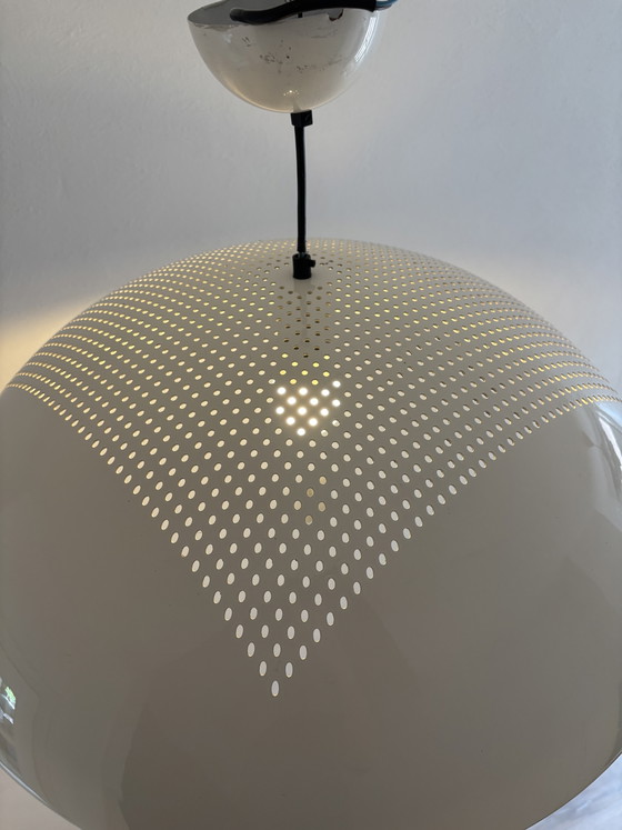 XL Vintage Italian Space Age Pendant Lamp – PiùLuce Vicenza (1970s/1980s) – Piuluce Vicenza, Metal (photo 10 of 11)