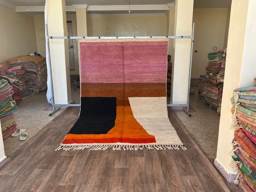 Dos auténticas alfombras bereberes marroquíes tradicionales hechas a mano, tamaño 2 (150/250) cm.
