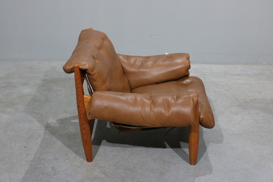 Image 1 of Sheriff Loungestoel met Ottoman van Sergio Rodrigues voor ISA