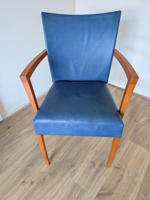 6 sillas Montis de cuero del diseñador Gerard van der Berg