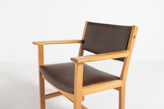 Image 1 of Fauteuil des années 1970 conçu par Hans Wegner pour Getama