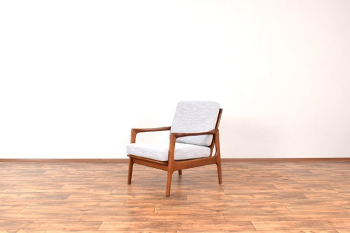 Loungefauteuil uit het midden van de 20e eeuw van Illum Wikkelsø, jaren 60.