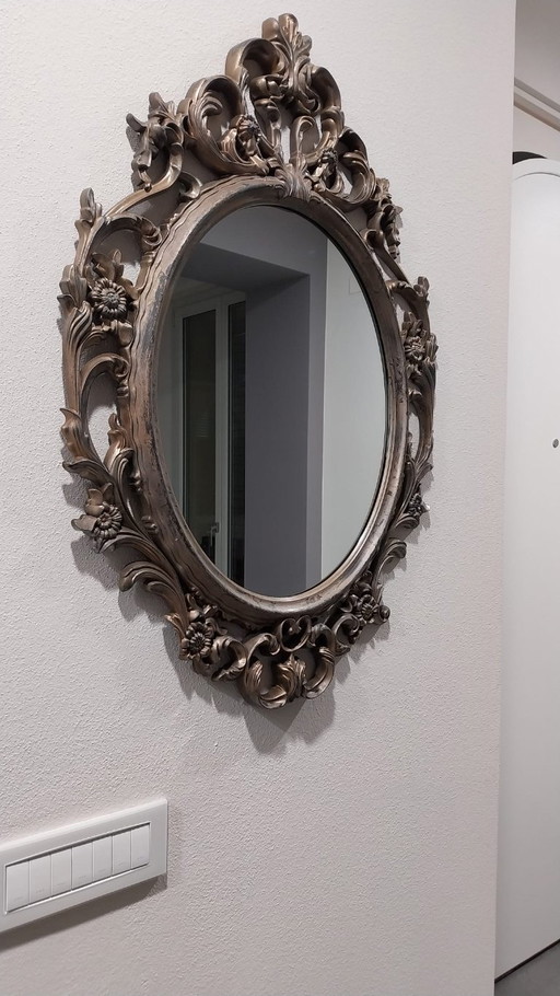 Ovale Barok Spiegel Antiek Goud 58x84 Cm Sierlijst