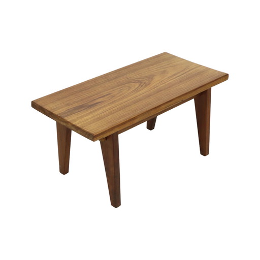 Tavolino laterale in legno massello di teak