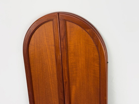 Vintage Foldable Teak Mirror from Fakse Furniture, 1960s – Wood, Glass (photo 9 of 12)