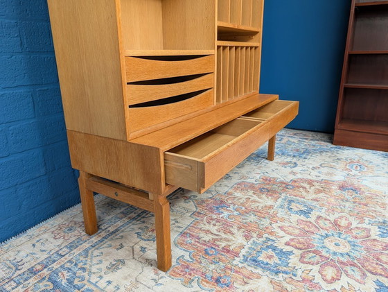 Image 1 of Libreria vintage in rovere / mobile porta dischi, Marian Grabinski per IKEA, anni '60