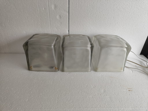 IKEA Iviken ice cube vintage lamp 3 pieces for sale