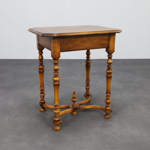 Neo-Baroque Side Table with Drawer, ca. 1890–1920