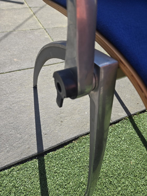 Image 1 of 6x Artifort Zeno stoelen blauw 