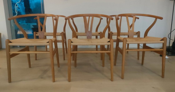 Image 1 of Carl Hansen & Søn - Hans J. Wegner - Sedia per sala da pranzo (6)