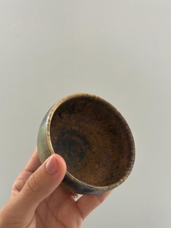 Set of 4 Vintage handmade ceramic bowls – Mid Century Modern (photo 2 of 5)