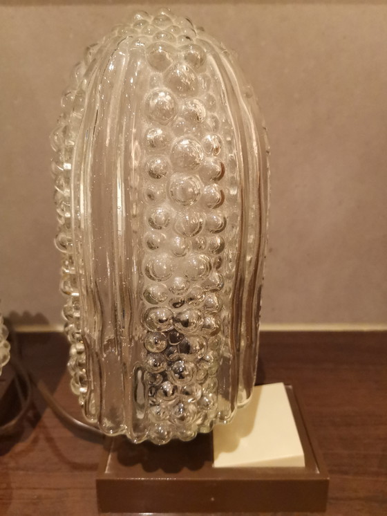 Image 1 of Set of Space Age Bubble Glass Table Lamps by Orion Lighting