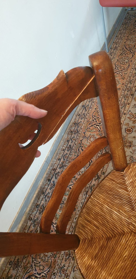 Image 1 of Antique cherry wood table