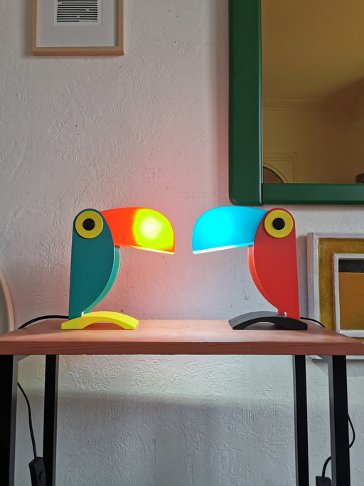 Nuova lampada a forma di tucano