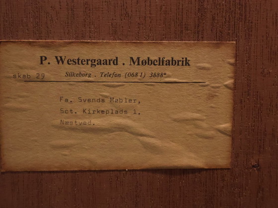 Image 1 of Danish Vintage Wall Furniture Westergaard Møbelfabrik