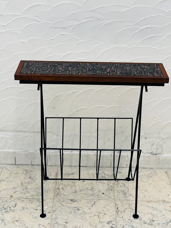 Image 1 of Vintage ceramic magazine rack